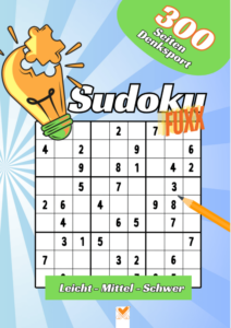 Sudoku, Rätsel, Zahlenrätsel, Zeitvertreib, Hobby, Spaß, Geschenk, Spiel, Knobeln