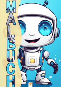 Malbuch, Roboter, Kinder, Spielen, Kreativ, Ausmalen, Geschenk, Zeitvertreib